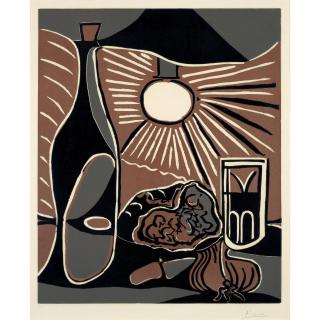 Pablo Picasso - Nature morte à la bouteille (Still Life with Bottle)