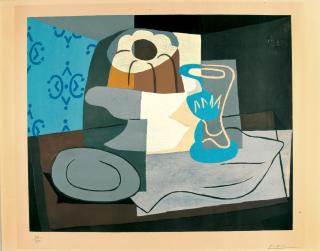 Pablo Picasso - Nature morte à la charlotte.