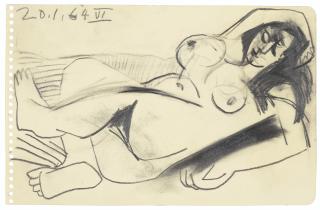 Pablo Picasso - Nu couché