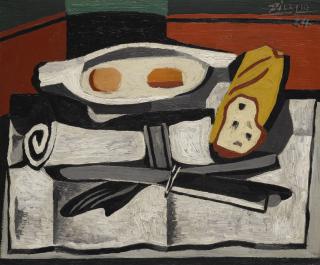 Pablo Picasso - Oeufs, Serviette Roulée, Courverts