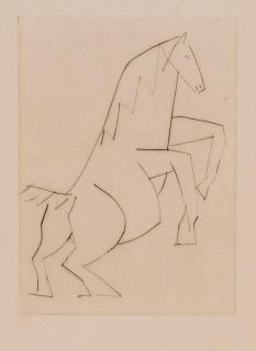 Pablo Picasso - One Plate, from Chevaux de Minuit