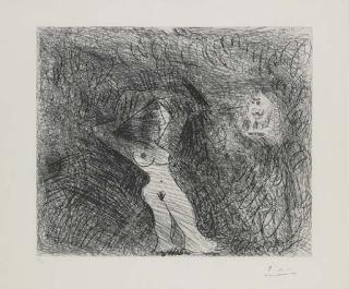 Pablo Picasso - Peintre Peignant Sur Son Modele