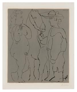 Pablo Picasso - Picador, Femme at Cheval