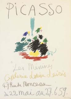 Pablo Picasso - Picasso - Les Ménines, Galerie Louise Leiris, Paris, 1959 (Czwiklitzer 141)