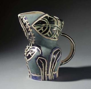 Pablo Picasso - Pichet gothique aux feuilles