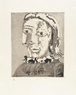 Pablo Picasso - Portrait de femme au col en ruché: Marie-Thérèse