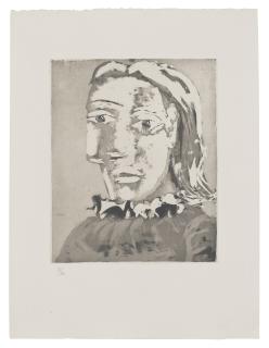 Pablo Picasso - Portrait de femme au col en ruché: Marie-Thérèse