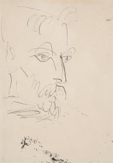 Pablo Picasso - Portrait de Stéphane Mallarmé