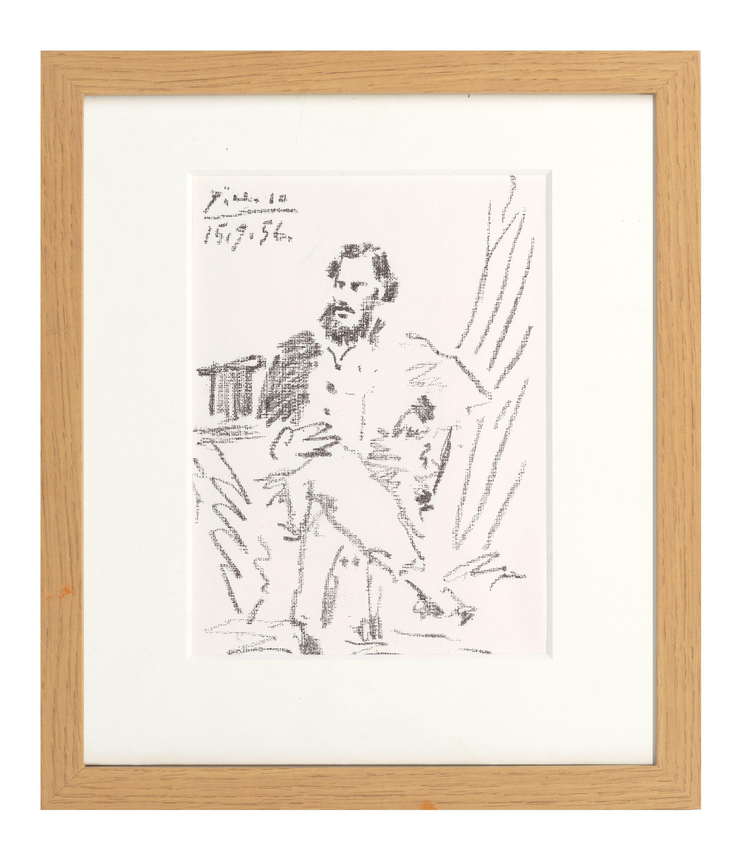 Pablo Picasso - Portrait of Léon Tolstoi, from La Guerre et la Paix