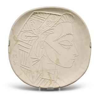 Pablo Picasso - Profil de Jacqueline (G.B. 98; A.R.309)