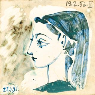 Pablo Picasso - Profil de Jacqueline