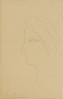 Pablo Picasso - Profil Gauche De Femme
