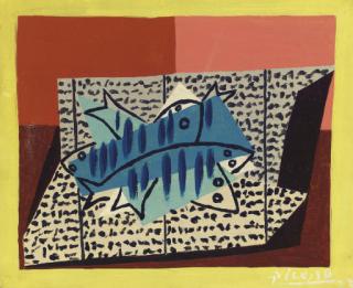 Pablo Picasso - Quatre poissons