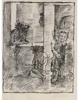 Pablo Picasso - Scéne antique (B. 801; M. 286)