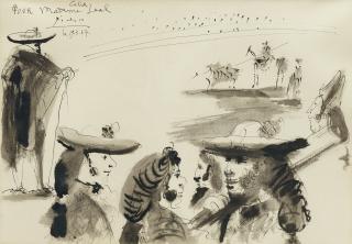 Pablo Picasso - Scène de corrida