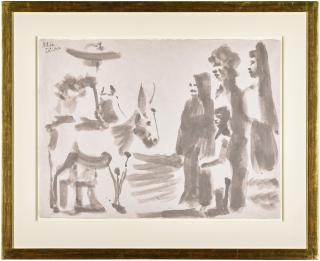 Pablo Picasso - Scène villageoise