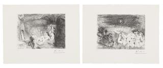 Pablo Picasso - Série 156: two plates