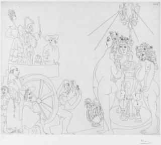 Pablo Picasso - Series 347: Plate 81 (B. 1561; Ba 1577Bb)
