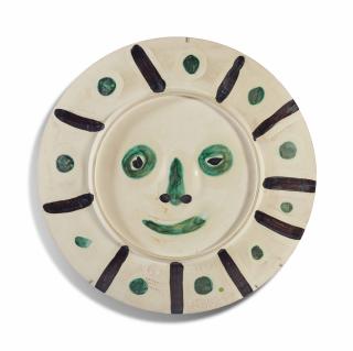 Pablo Picasso - Tête avec points (A.R. 350)