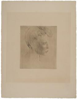 Pablo Picasso - Tête de femme, de profil, from La suite des Saltimbanques