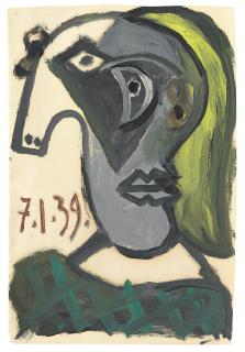 Pablo Picasso - Tête de femme (Dora Maar)