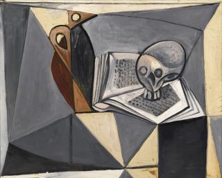 Pablo Picasso - Tête De Mort Et Livre
