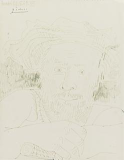 Pablo Picasso - Tête D\'Homme