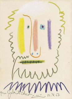 Pablo Picasso - Tête D\'Homme