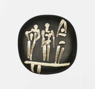 Pablo Picasso - Three figures on trampoline