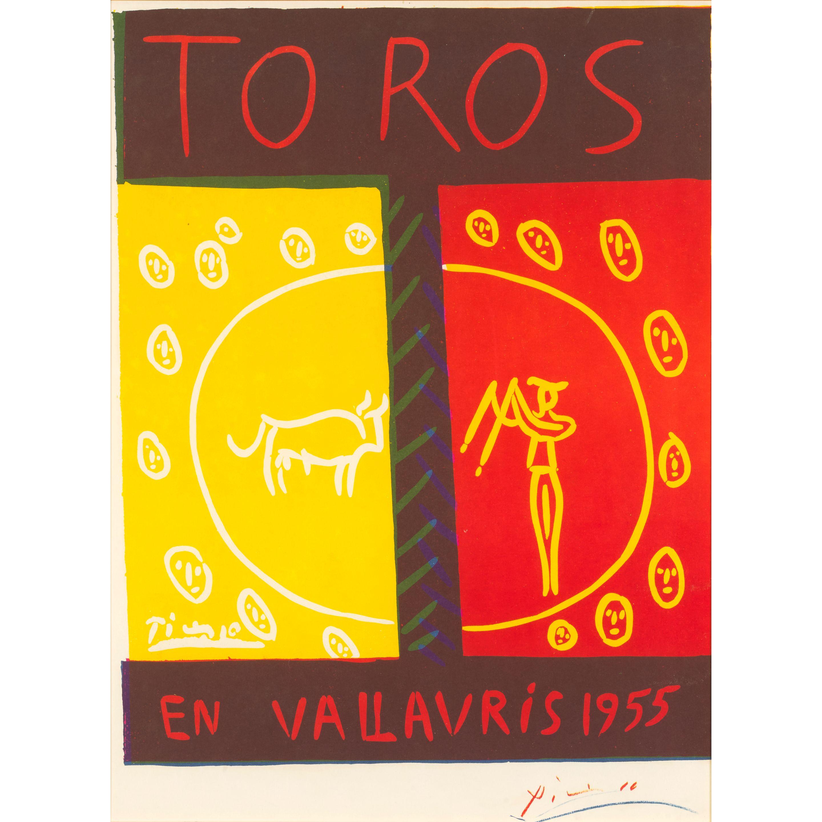 Pablo Picasso - Toros en Vallauris (Bulls in Vallauris)