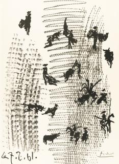 Pablo Picasso - Toros Y Toreros (C. Bks 112; B. 1012; M., Pp. 345)