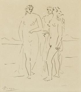 Pablo Picasso - Trois Baigneuses