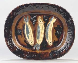 Pablo Picasso - Trois Sardines (Ramié 34)