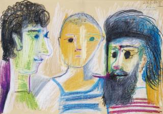 Pablo Picasso - Trois Têtes