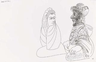 Pablo Picasso - Une femme et un homme