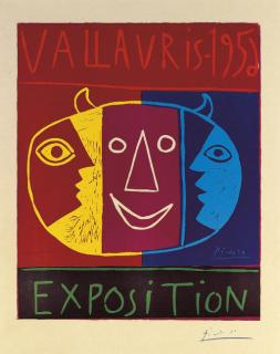 Pablo Picasso - Vallauris 1956 Exposition (B. 1271; Ba. 1042 B)