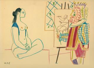 Pablo Picasso - Verve. (Vol. VIII), No. 29/30: Suite de 180 dessins de Picasso.