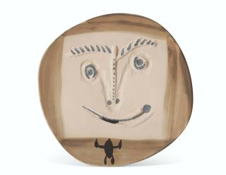 Pablo Picasso - Visage À La Cravate (A.R. 450)