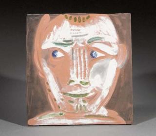 Pablo Picasso - Visage d\'homme
