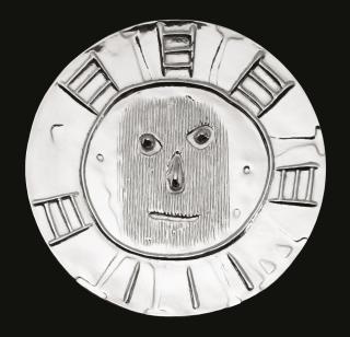 Pablo Picasso - Visage En Carton Ondulé