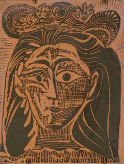 Pablo Picasso - Woman with Flowery Hat (A.R. 521)