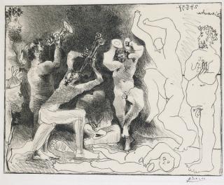 Pablo Picassso - The Faun\'s Dance (Bloch 830; Mourlot 291)