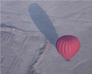 Pablo Santibañez Servat - Red Balloon Over Sahara