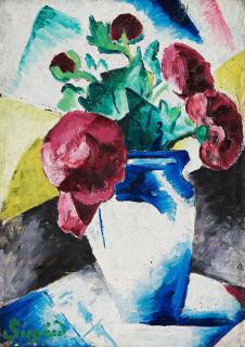 Pär Siegård - Cubic still life with flowers