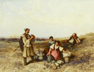 Pál Böhm - In der Puszta