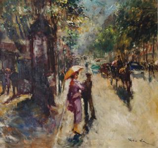 Pal Fried - Parisian Street Scene
