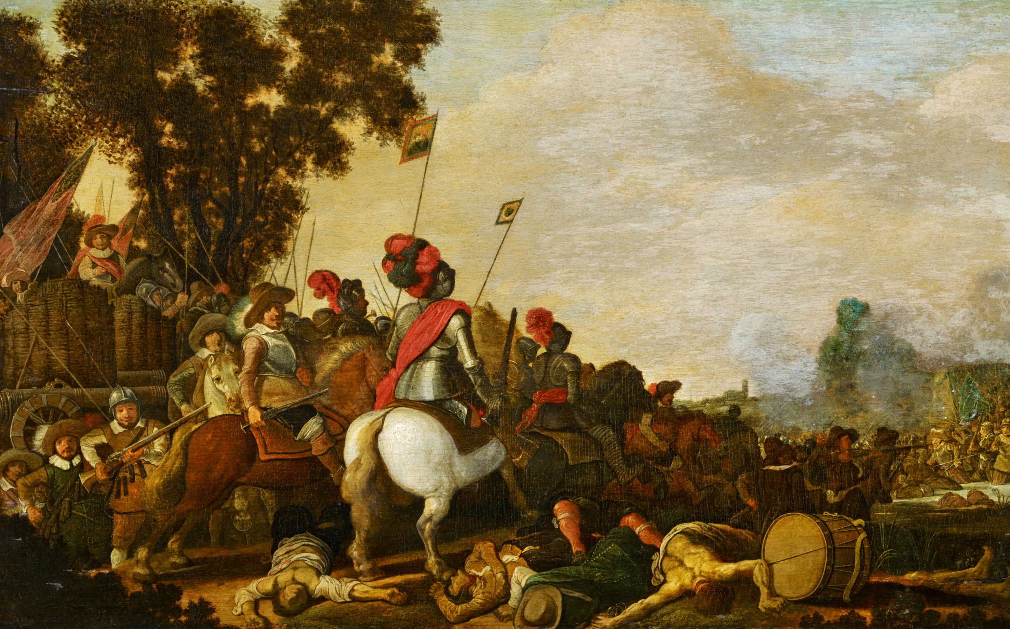 Palamedes Palamedesz - Gefechtsszene