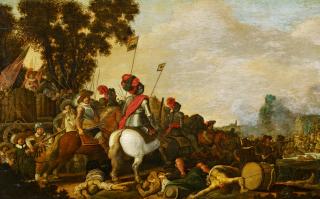 Palamedes Palamedesz - Gefechtsszene