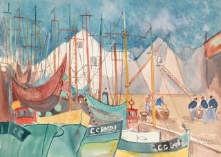 Palmer Cole Hayden - Concarneau Fish Houses