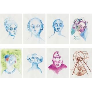 Paloma Varga Weisz - Stubai Face I; Stubai Face Ii; Stubai Face Iii; Bye Bye Stubai; Stubai Girl; Stubai Face Tripled; Untitled; Untitled [8 Works]